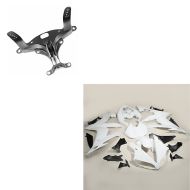 Set: Verkleidung für Yamaha YZF-R1 04-06 Zaddox ABS Vollverkleidung Rennverkleidung + Verkleidungshalter für Yamaha YZF-R1 04-06 Verkleidungshalterung_1