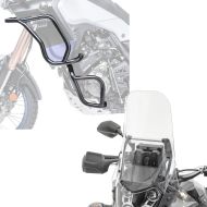 Set: Sturzbügel Set für Yamaha Tenere 700 19-21 oben und unten Schutzbügel + Tourenscheibe für Yamaha Tenere 700 19-21 Airoad Windschild klar_1
