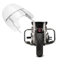 Set: Windschild Abnehmbar für Harley Heritage Softail Classic 00-17 Craftride + Sturzbügel für Harley Davidson Heritage Softail Classic 00-17 Craftride ST2 chrom_1