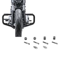 Set: Sturzbügel Mustache II für Harley Dyna Street Bob 06-17 schwarz + Anbausatz Docking Hardware Kit für Harley-Davidson Dyna Street Bob 09-17 / Low Rider S Craftride_1