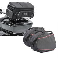 Set: Hecktasche für Honda Gold Wing 1800 / 1500 Topcase Tasche Craftride TT1 73Ltr + Seitenkoffer Innentaschen 2x20L für Honda Gold Wing 1800 / 1500_1
