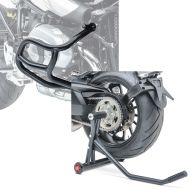Set: Sturzbügel für BMW R NineT Scrambler 16-21 Motoguard Schutzbügel + Einarmständer BMW R NineT Scrambler 16-21 Montageständer ConStands Single-Racing schwarz matt_1