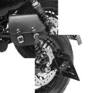 Set: Schwingentasche + Halter für Harley Sportster Forty-Eight 48 10-20 Craftride + Kennzeichenhalter seitlich S für Harley Sportster Forty-Eight 48 10-20 schwarz Craftride_1