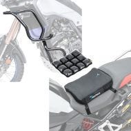 Set: Sturzbügel Set für Yamaha Tenere 700 19-21 oben und unten Schutzbügel + Motorrad Luftkissen Yamaha Tenere 700 Tourtecs Air Deluxe S schwarz_1