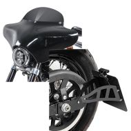 Set: Batwing Verkleidung BD8 für Yamaha XVS 1100 / 650 A Drag Star Classic Craftride + Seitlicher Kennzeichenhalter für Yamaha XVS 650-1100 Drag Star 96-07 Craftride schwarz_1