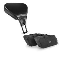 Set: Fahrer Rückenlehne BR5 für Harley Street Glide 09-21 Craftride + Koffer Innentaschen für Harley Street Glide 06-21 Craftride BG1 Paar_1