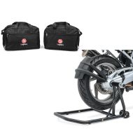 Set: Alukoffer Innentaschen für BMW R 1250 / 1200 GS / Adventure 04-21 Koffer Taschen Bagtecs MS1 + Einarmständer BMW R 1200 GS 04-12 Montageständer ConStands Single-Classic schwarz_1