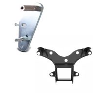 Set: Adapterplatte für ConStands Power Yamaha YZF-R6 06-20 + Verkleidungshalter für Yamaha YZF-R6 06-07 Verkleidungshalterung_1