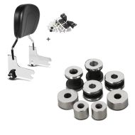 Set: Sissybar Harley Davidson Road King Classic 98-06 Craftride Fast Driver-M chrom + Anbausatz Docking Hardware Kit für Harley Davidson Touring Modelle 1997-2008 Craftride_1