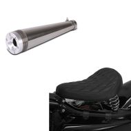 Set: Craftride Endschalldämpfer Suzuki LS 650 Savage Auspuff Rim Edelstahl + Solo Federsattel für Suzuki LS 650 Savage BR11 Craftride_1