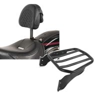 Set: Fahrer Rückenlehne Diamond für Harley Fat Boy Special 10-17 Craftride + Gepäckträger für Harley-Davidson Softail 06-17 schwarz Craftride_1