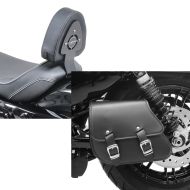 Set: Fahrer Sissybar für Harley Sportster Forty-Eight 48 10-20 Fahrer Rückenlehne Craftride + Schwingentasche + Halter für Harley Sportster Forty-Eight 48 10-20 Craftride_1