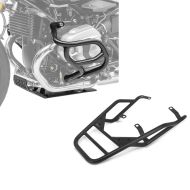 Set: Sturzbügel Set für BMW R NineT 14-21 mit Motorschutz Motoguard S-Z2 + Gepäckträger für BMW R NineT Urban G/S 17-21 Gepäckbrücke Craftride GT1_1