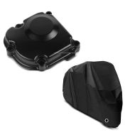 Set: Lichtmaschinendeckel für Kawasaki Z 750/ S 04-06 Limadeckel Motordeckel + Abdeckplane Kawasaki Z 800 / e / 750 / R / S  ZR-7 / S Craftride XL in schwarz_1