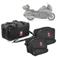 Set: Pannier Liner Inner bag compatible with BMW K 1600 GT / GTL 11-24 Bagtecs + Inner bag Bagtecs MT2 fits for original Topcase 49L BMW K 1600 GT/GTL / K 1200/1300 GT / R 1200/1250 RT