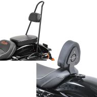 Set: Sissy Bar Tall fits for Harley Davidson Sportster 04-20 Craftride black + Driver backrest fits for Harley Davidson Sportster 04-20 Sissy Bar Craftride