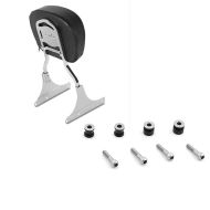 Set: Sissy Bar fits for harley Davidson Fat Boy 90-06 chrome Craftride + Docking Hardware Kit fits for harley Davidson Fat Boy 03-17 Craftride