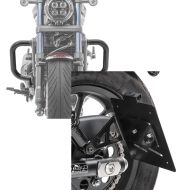 Set: Engine Guard compatible with Honda Rebel 1100 CMX 21-24 Highway crash bar Craftride PM3 + Side Mount license plate holder M compatible with Honda Rebel 1100 CMX 21-24 black Craftride