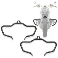 2x Engine Guard Mustache compatible with BMW R 18 / Classic 20-21 Crash Bar Craftride MV4 Discount Set