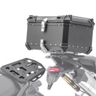 Aluminum top case XB65 + luggage rack suitable for Yamaha Tracer 9/GT 21-24 Bagtecs black