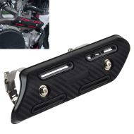 Exhaust Heat Guard compatible with Suzuki DR-Z 400 S / SM 4 stroke XDure HS1 Black