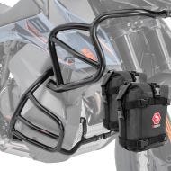 Set Engine Guard + bags compatible with KTM 890 Adventure / R 21-22 crash bar lower upper Motoguard black