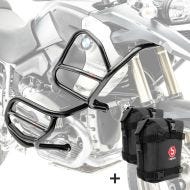 Set Sturzbügel + Taschen XL4 für BMW R 1200 GS 08-12 Schutzbügel oben unten Motoguard_1