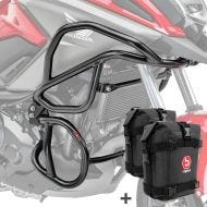 Set Sturzbügel + Taschen für Honda NC 750 X / 700 X 12-20 Schutzbügel oben unten Motoguard_1