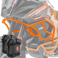 Set Fairing Crash bar + bags X21 compatible with KTM 1290 Super Adventure R / S 21-24 engine guard Motoguard black
