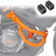 Set Crash Bars + Protector compatible with KTM 390 Adventure 20-24 Motoguard Crash Bar orange