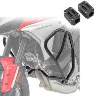 Set Crash Bars + Protector compatible with Ducati Multistrada V4 / S 21-24 Crash Bar Motoguard DX