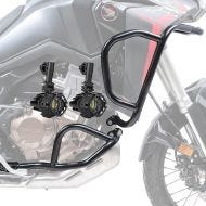 Set Crash Bars + Auxiliary lights fits for Honda Africa Twin 1100 20-23 Fog lights Motoguard DPLB3
