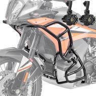 Set Crash Bars + Auxiliary lights fits for KTM 790 / 890 Adventure 23-24 Fog lights Motoguard SH26 black
