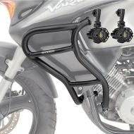 Set Crash bar + Auxiliary lights fit for Honda Varadero 125 01-06 fog lights Motoguard MK21
