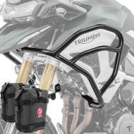 Set Crash Bars + Bags fits for Triumph Tiger 1200 GT / Pro 22-24 Motoguard TG2 black