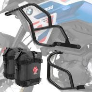 Set Crash Bars + bags fits for BMW F 900 GS 2024 Motoguard SN12