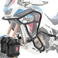 Set Crash bar + bags fit for Honda Africa Twin 1100 Adventure Sports 20-23 Motoguard KT14 black