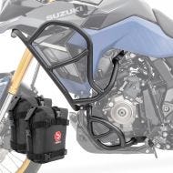 Set Crash Bars + bags compatible with Suzuki V-Strom 800 DE 23-24 engine guard lower upper Motoguard black