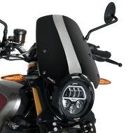 Windshield compatible with Indian FTR 1200 / S 19-24 Black Puig NG Sport