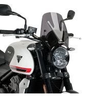 Windshield compatible with Triumph Trident 660 21-24 Dark Smoke Puig NG Sport
