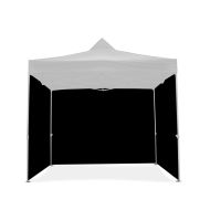 4 Pavillon walls 3x3m foldable Tourtecs for Racing tent black