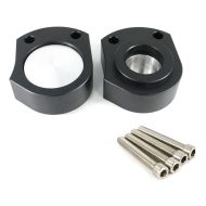 Handlebar riser 25mm compatible with Kawasaki ZZR 1400 06-20 handlebars enhancement Tourtecs