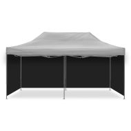 4 Pavillon black walls foldable Tourtecs for Racing tent 3x6m black