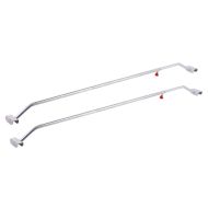 2x Tarpaulin supports for trailers with flat tarpaulin Vanit adjustable support 1140 mm