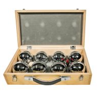 Boule set in wooden case Divit 8 Boule Pétanque balls including piggy target ball RE65