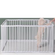 Puppy run metal Divit PL17 animal playpen outdoor enclosure 95 x 48 x 68cm white NEW