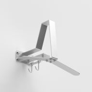 Motorcycle Wardrobe XGP WH2 Helmet wall mount silver