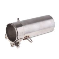 Connection pipe silencer compatible with Yamaha YZF-R6 06-16 stainless steel Zaddox VE1