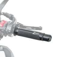 Lenkergriffe Zaddox LG1 Motorrad Griffe für 22mm Lenker schwarz_1