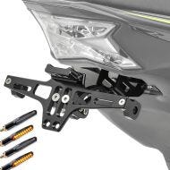 Set Kennzeichenhalter + 4x LED Blinker für Kawasaki Z 800 / e / Z H2 Zaddox KB2_1
